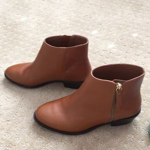 J. Crew Tan Ankle Boots